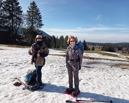 002 On met les raquettes vers 1400m.