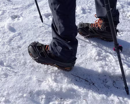 004 Neige glacée ; c'est mieux avec des crampons.