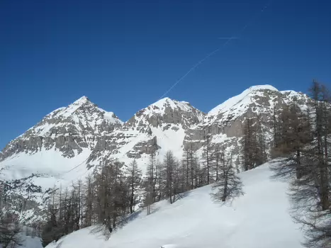 2009-02 Nevache - Modane Emmanuel M, détail sortie
