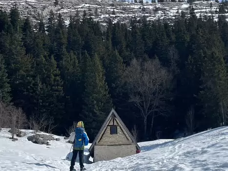 2026-02 Vercors Nathalie J, détail sortie