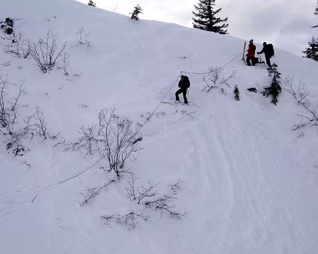 01 passage d'un mur de neige