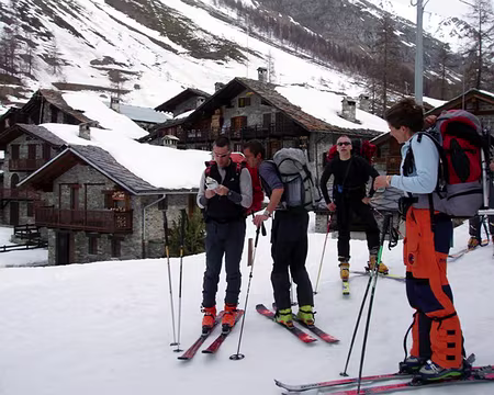 01 depart de ND Rhemes - 1er jour