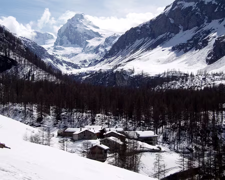 20 ND de Rhemes sur fond de granda parei - 3eme jour