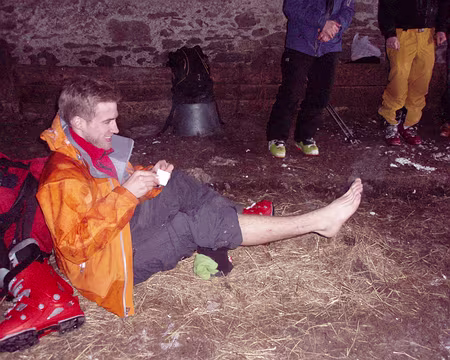 05 sans la neige et le vent,l'impression de chaleur peut tromper