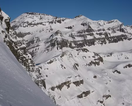 2009-01-10_06 Tenneverge et Pointe des Rosses depuis l'Oeil de Boeuf. 10 janvier 2009