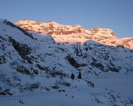 2009-01-11_03 Descente du refuge du Vieux Emosson. 11 janvier 2009