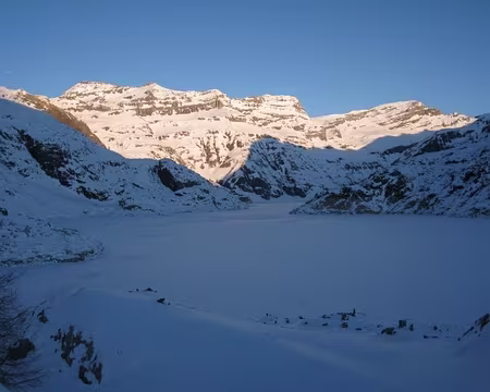 2009-01-11_04 Descente du refuge du Vieux Emosson. 11 janvier 2009