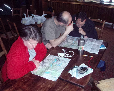 044 3eme jour, le comfort du refuge de l'oule ou le choix cornelien du repos vs. la ballade!