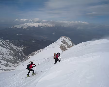2010-03-25_19 Arrivée au sommet de l'Intermesoli, Monti della Laga