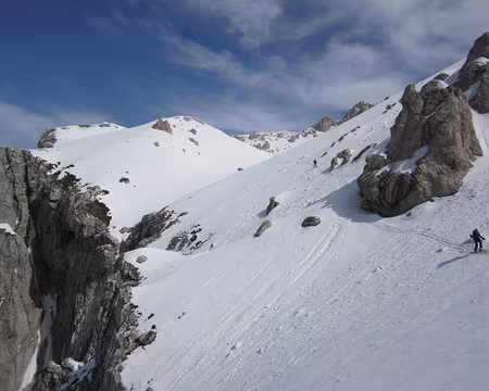 2010-03-26_36 Traversée exposée pour rejoindre le vallon de Fossaceca