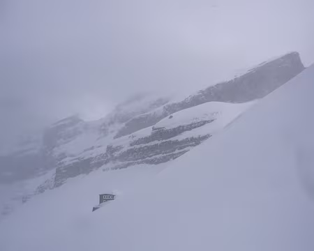 10 ca se couvre mais on voit encore la breche, au cas ou, on peut passer la nuit au refuge