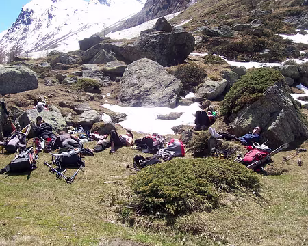 PXL005 C'est le stress sur l'Europaweg ! Ottafe (Täschalp) 2205m -