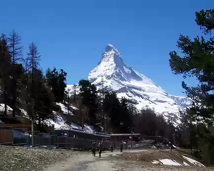 PXL046 Riffelalp station - Arrivée d'une bien belle sortie ! -