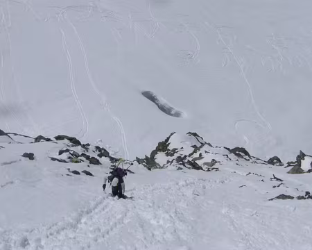 PXL129 descente sur le Festigletscher