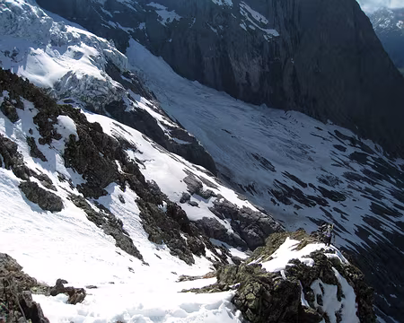2010-06-04_19 Sur l'arête entre le bivouac Rosenlaui et la cabane Dossen