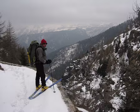 2011-03-07_13 Sur le sentier 411 vers Vilminore di Scalve