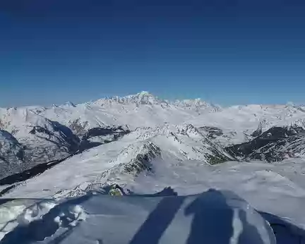 Nancroix (13) Mont-Blanc depuis l'aiguille Grive