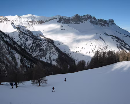 2012-01-08_02 En montant aux Marcelettes, sous la Crête de Curlet