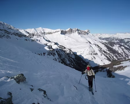 2012-01-08_21 Sur l'arête NE des Marcelettes