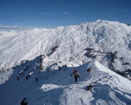 2012-01-08_22 Sur l'arête NE des Marcelettes