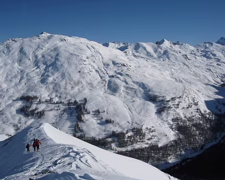 2012-01-08_23 Sur l'arête NE des Marcelettes