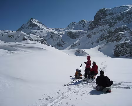 2012-03-09_34 Au lac du Petit Doménon, Pic du Grand Doménon et Grande Lauzière