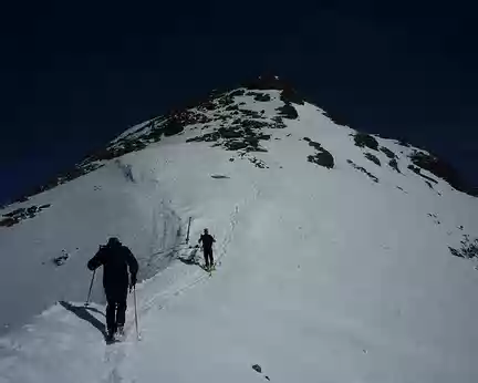 PXL010 Derniers mètres avant le sommet du Sulzkogel (3016 m) - 31 mars 2012