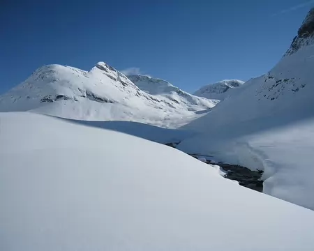 2012-04-13_14 Montée au Hogstolen, Brekkevatnet