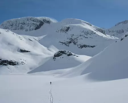 2012-04-13_20 Montée au Hogstolen, Kyrfonndalsvatnet