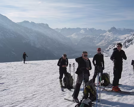 2012-03-30_12 Halte au dessus du refuge de la Martin