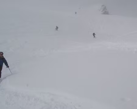 PXL045 redescente dans le brouillard