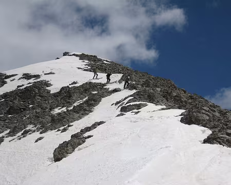 2013-06-22_17 Descente sous le sommet de la Bosse de la Momie