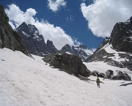 2013-06-22_21 Descente sur le Glacier Noir, Pic Sans Nom et Ailefroide