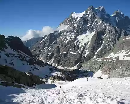 2013-06-23_05 Au dessus du refuge du Glacier Blanc, Pelvoux