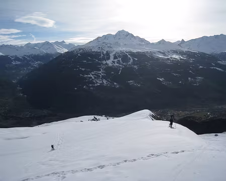010 Au Fort de la Platte (1992 m), les Arcs, Mont Pourri