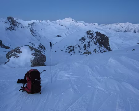 047 Au Col du Bresson, le Grand Mont au loin