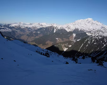 105 Descente sur Arêches, Mont Blanc