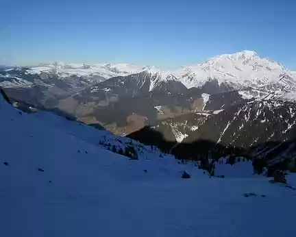 105 Descente sur Arêches, Mont Blanc