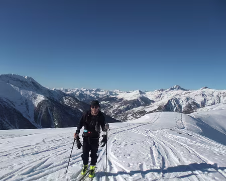 Crête de Gilly, arrivée à la Lauzière