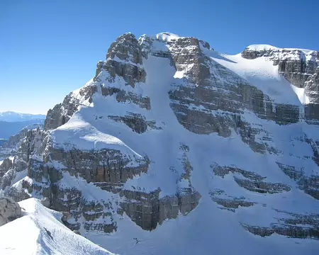 2014-03-17_19 Au sommet de la Cima Sella, face N de la Cima Brenta