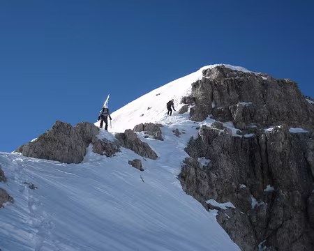 2014-03-17_48 Descente de la Cima Brenta W vers le sommet E