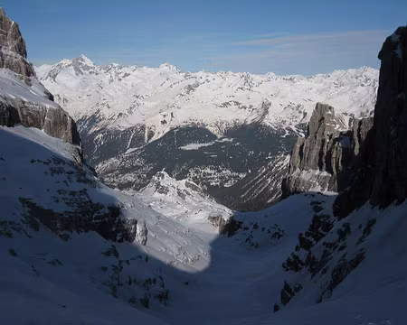 2014-03-18_06 A la Bocca del Tuckett, la Presanella au loin