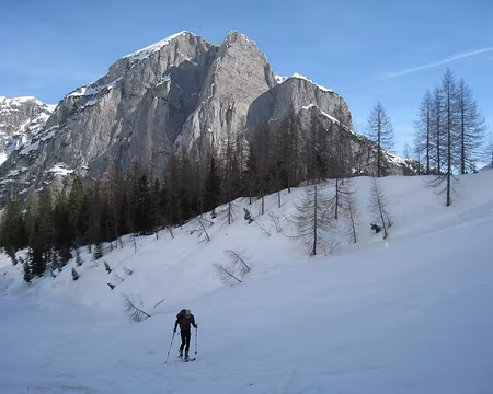 2014-03-18_32 Montée vers la Bocchetta di Molveno, au pied du Croz dell'Altissimo