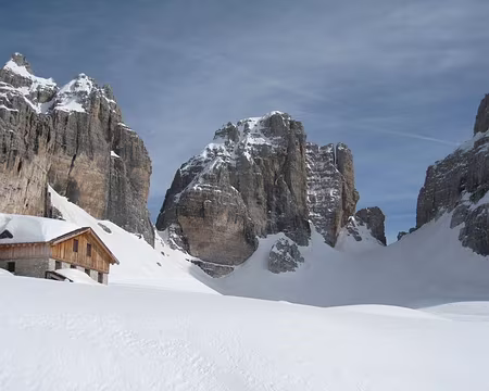 2014-03-18_57 Descente versant W de la Bocchetta di Molveno, refuge Alimonta