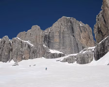 2014-03-20_29 Montée à la Bocca d'Ambiez, face E de la Cima d'Ambiez