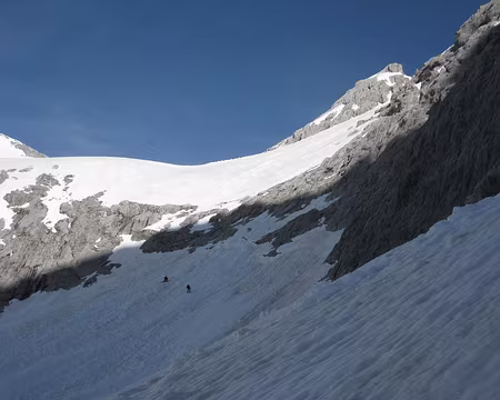 2014-03-21_14 Descente du Passo del Vallon Orientale, sous le ressaut intermédiaire