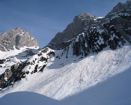 2014-03-21_23 Descente du Passo del Vallon Orientale, brèche 1946 m, Busa Fonda