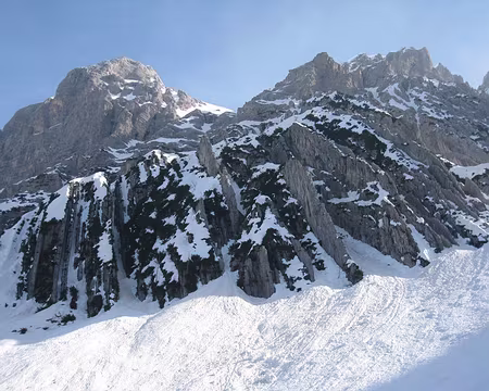 2014-03-21_25 Descente du Passo del Vallon Orientale, Busa Fonda