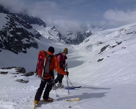 013 Sortie du glacier de Glairetta, descente vers le refuge Bezzi