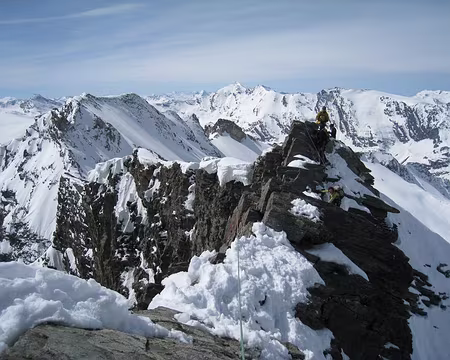 107 Sur l'arête terminale de la Grande Rousse N